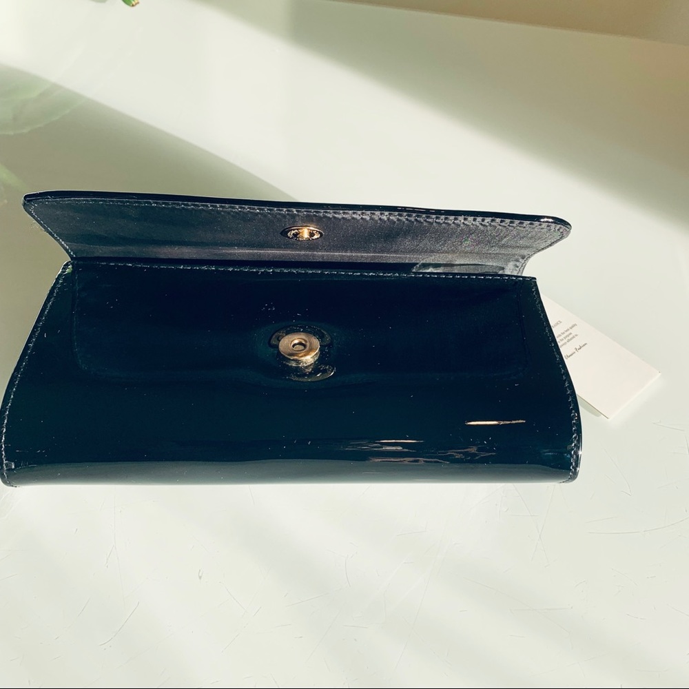 Muduo Black Patent Leather Purse - Picture 2 of 5